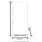 Fisher & Paykel 30" Integrated Column Freezer with Left Hinge in Stainless Steel, , large