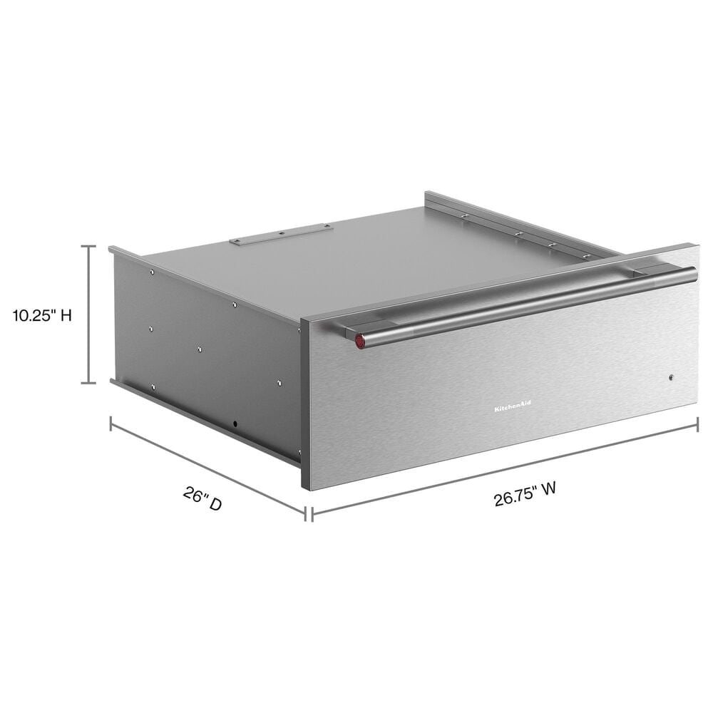 KitchenAid 27&quot; Slow Cook Warming Drawer in PrintShield Stainless Steel, , large