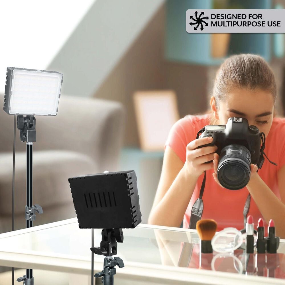 Camera Accessories RGB LED Light Kit for Brilliant Content Creation in Black (Set of 2), , large