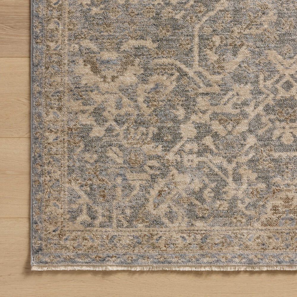 Magnolia Home Junie 11&#39;6&quot; x 15&#39;7&quot; Blue and Natural Area Rug, , large