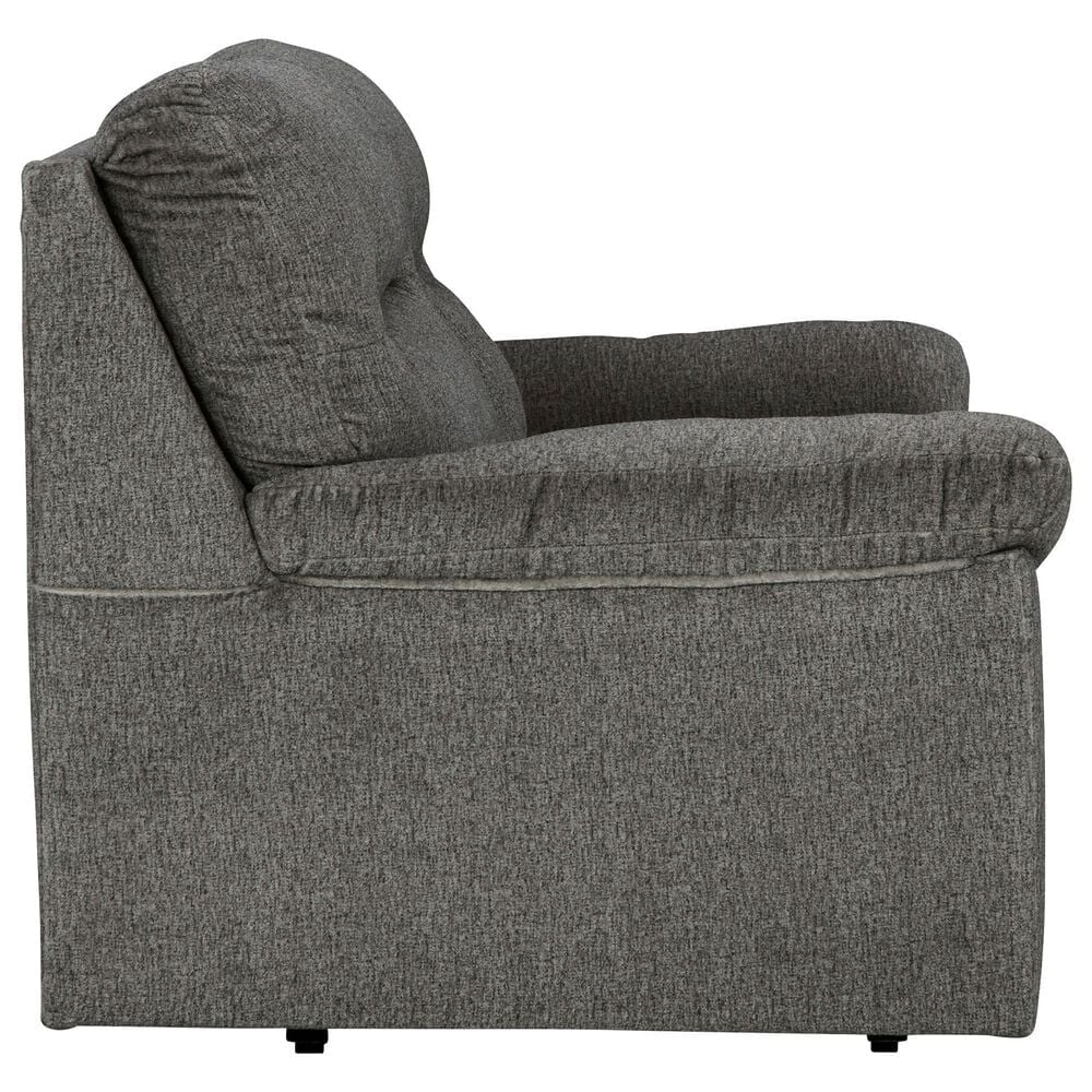 Ashley Bindura Manual Reclining Glider Loveseat in Mineral, , large