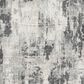 Ashley Mazatl 7"10" x 10"2" Gray and Cream Area Rug, , large