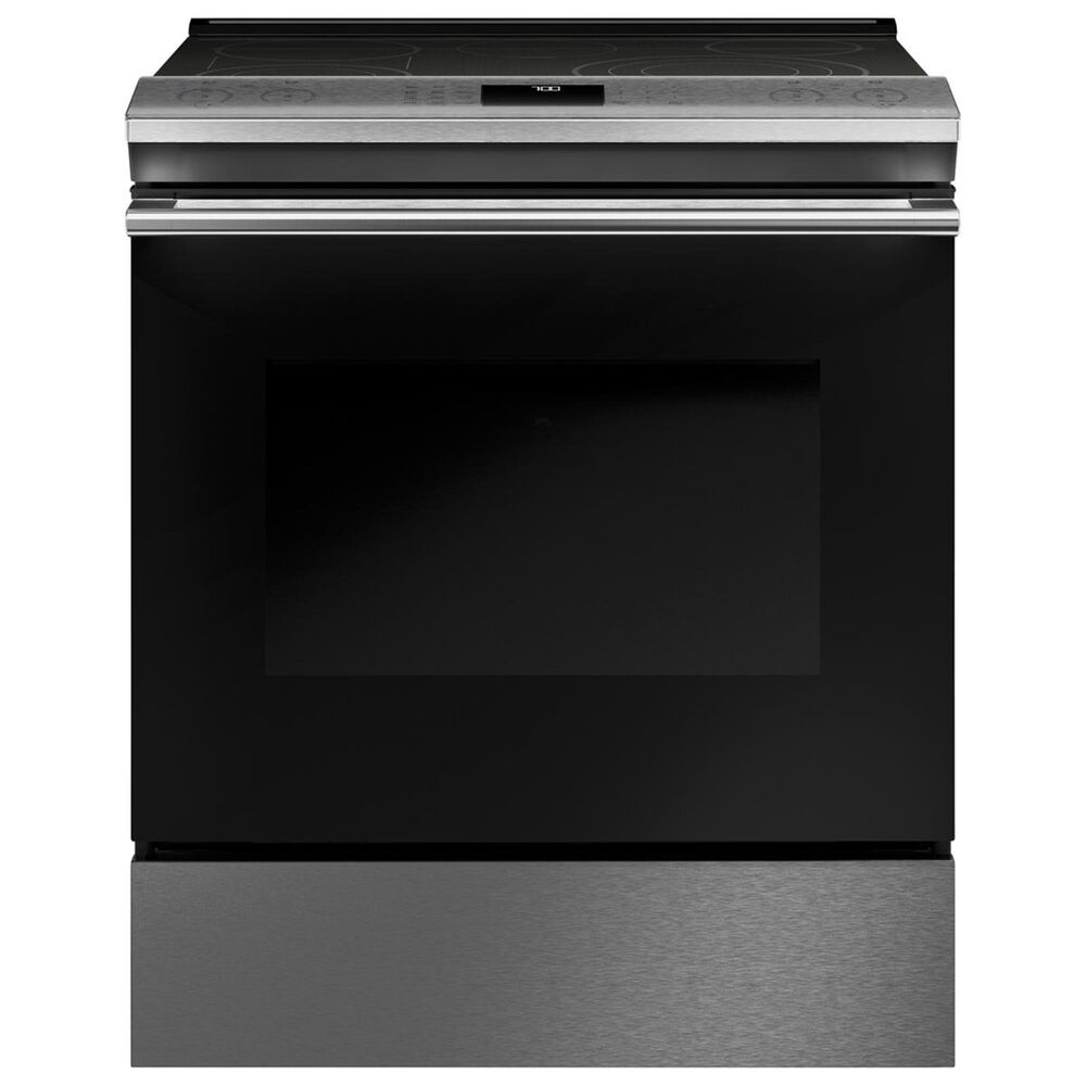 Cafe 30" Slide-In Electric Range in Platinum, , large