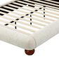 Urban Home Anansi Afra Eastern King Upholstered Footboard, Rails and Slats in Chinchilla, , large