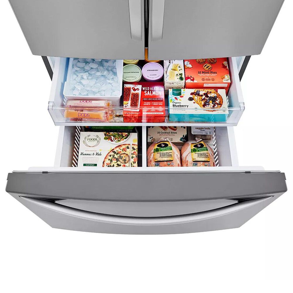 LG 28.7 Cu. Ft. 3-Door French Door Refrigerator in Stainless Steel, , large