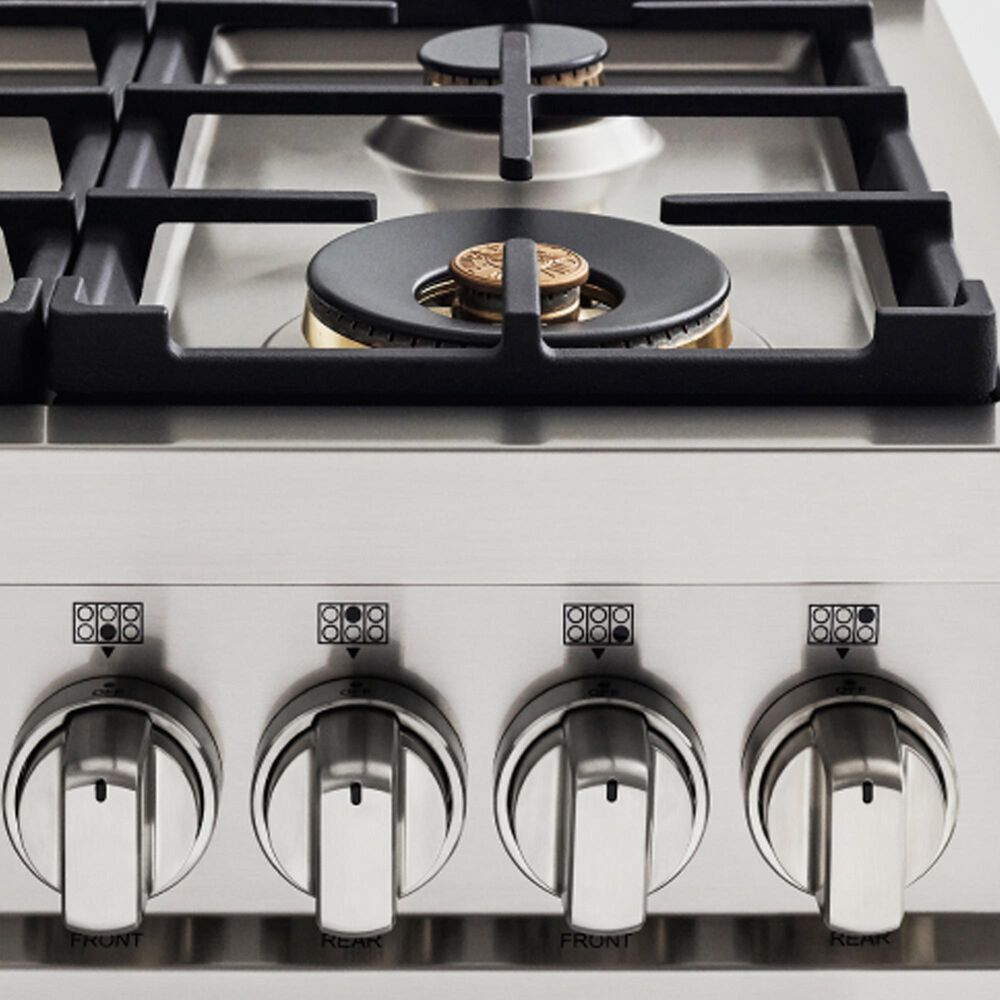 Bertazzoni Master 4.7 Cu. Ft. Freestanding Dual Fuel Range in Nero Matt, , large