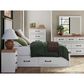Ashley Savonport Queen Storage Panel Bed in White and Brown, , large