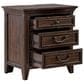Belle Furnishings Paradise Valley 4-Piece King Bedroom Set in Saddle Brown, , large
