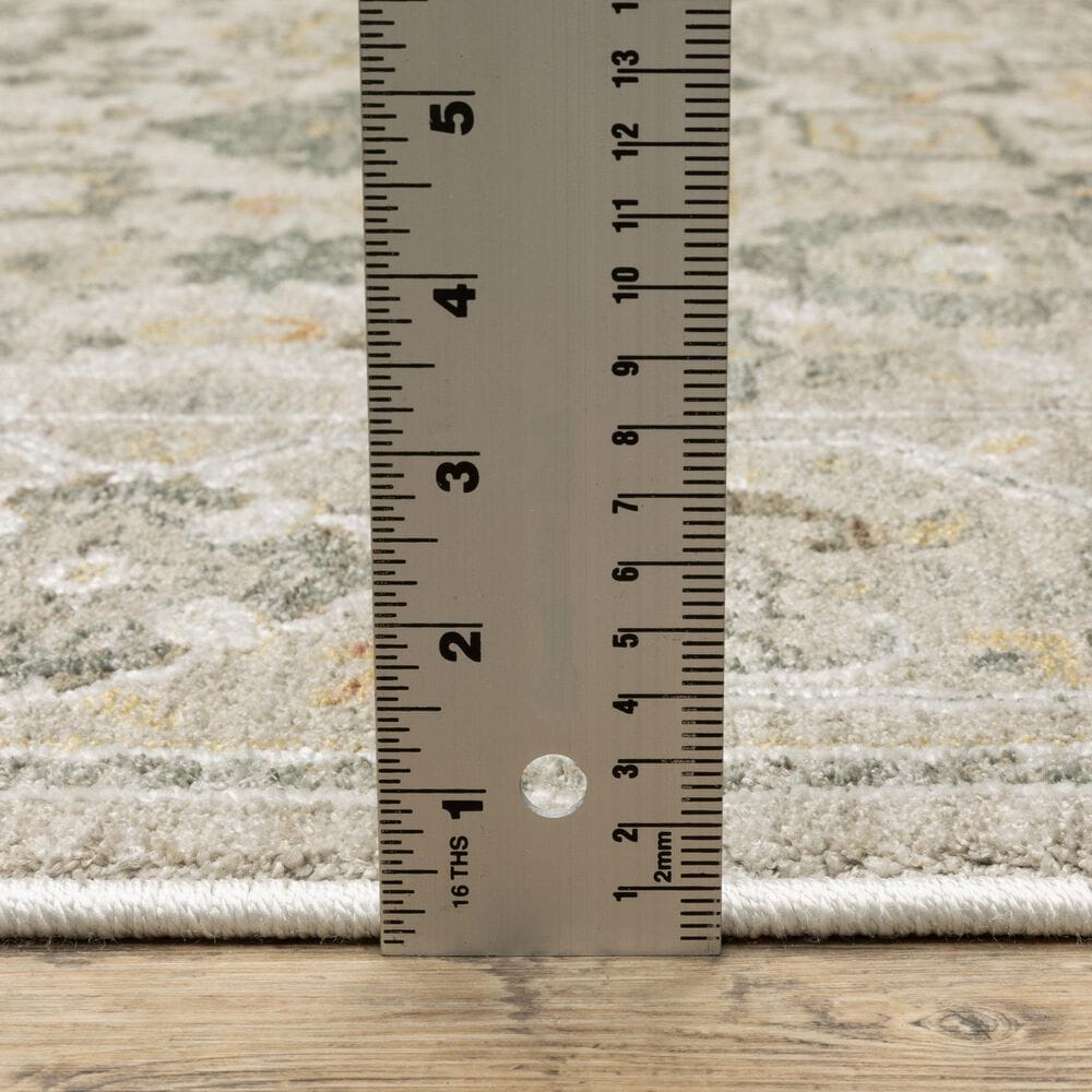 Oriental Weavers Keaton Beige and Blue 2'3" x 7'6" Runner, , large