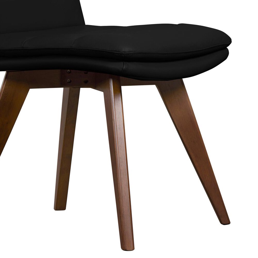 Porter Design Castor Dining Side Chair in Brown Top Grain Leather, , large