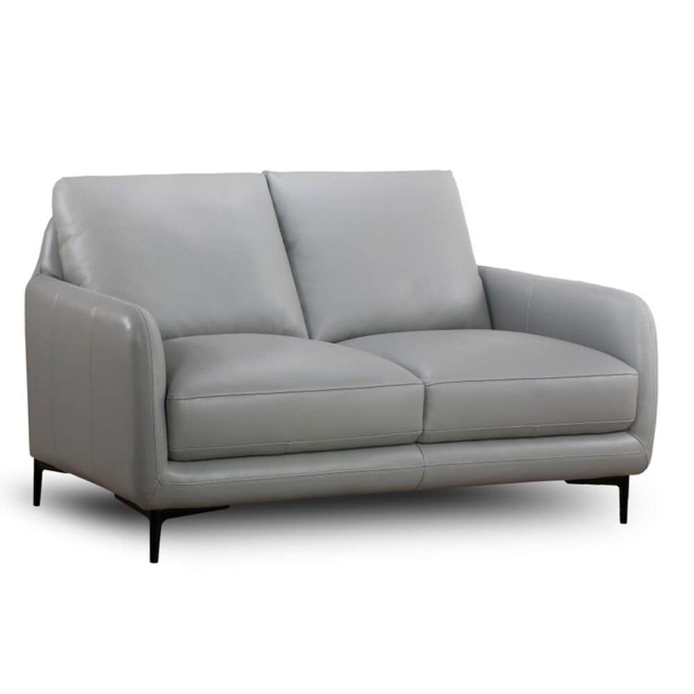 Sienna Designs Leather Loveseat in Caesar Ice, , large
