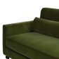 Jennifer Taylor Home Elliot Stationary Sofa in Olive Green Velvet, , large
