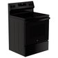 GE Appliances 30" Freestanding Electric Range with Steam Clean in Black, , large