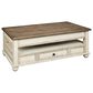 Ashley Realyn Lift Top Cocktail Table in White and Brown, , large