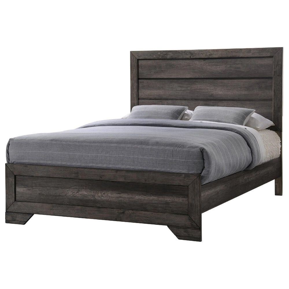 Mayberry Hill Nathan Queen Bed in Grey Oak, , large
