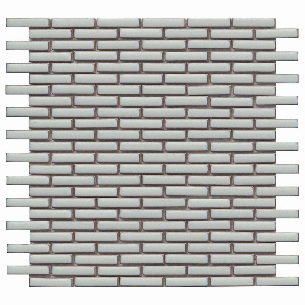 Emser Regala Gift 1" x 2" Rectangle on 12" x 12" Glazed Porcelain Mosaic Sheet, , large