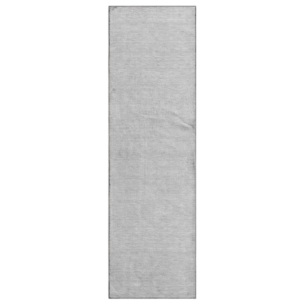 Dalyn Rug Company Soft Essentials Solid Silver 2"3" x 7"6" Runner, , large