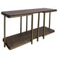 Fallridge Onix Sofa Table in Cocoa Brown and Gold, , large
