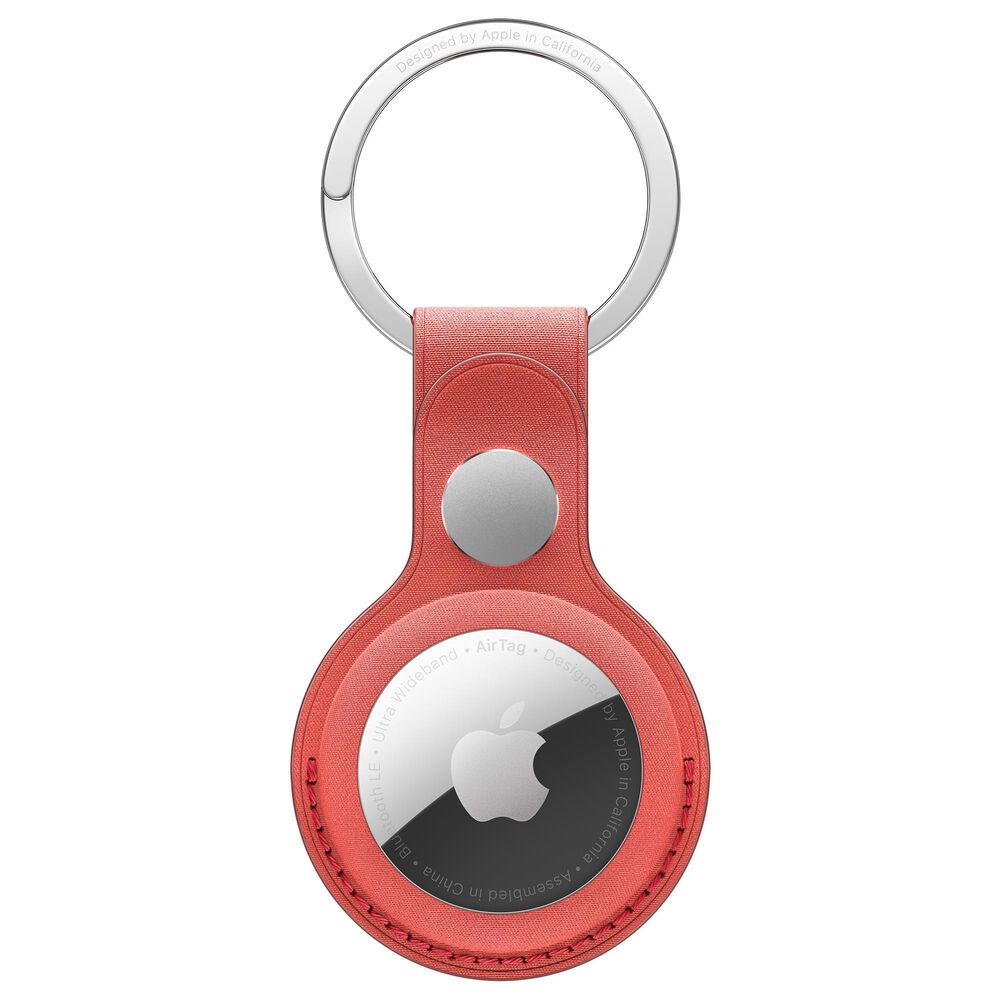 Apple AirTag FineWoven Key Ring - Coral, , large