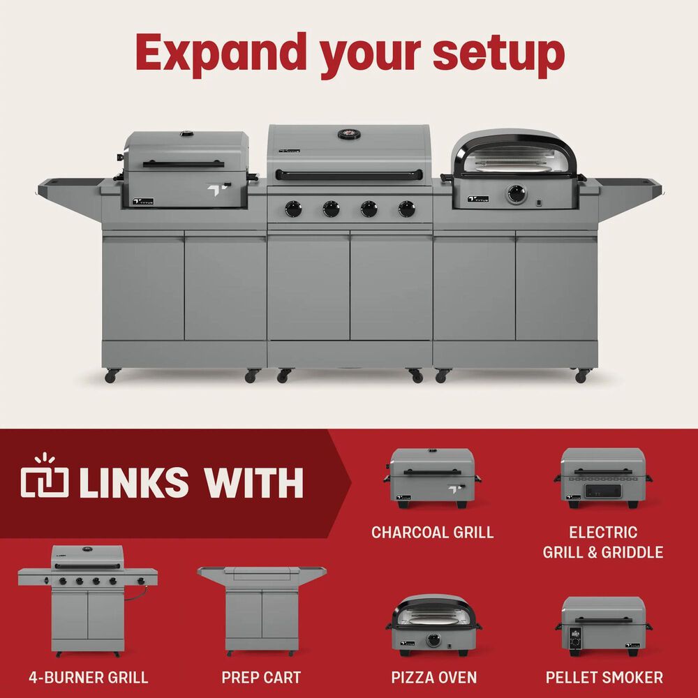 TYTUS Emberwood Gas Griddle in Gunmetal Gray, , large
