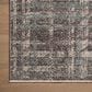 Angela Rose Ember 2"3" x 3"10" Espresso and Multicolor Area Rug, , large