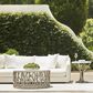 Bernhardt Cyprus End Table in Shiny Nickel and Bone - Table Only, , large