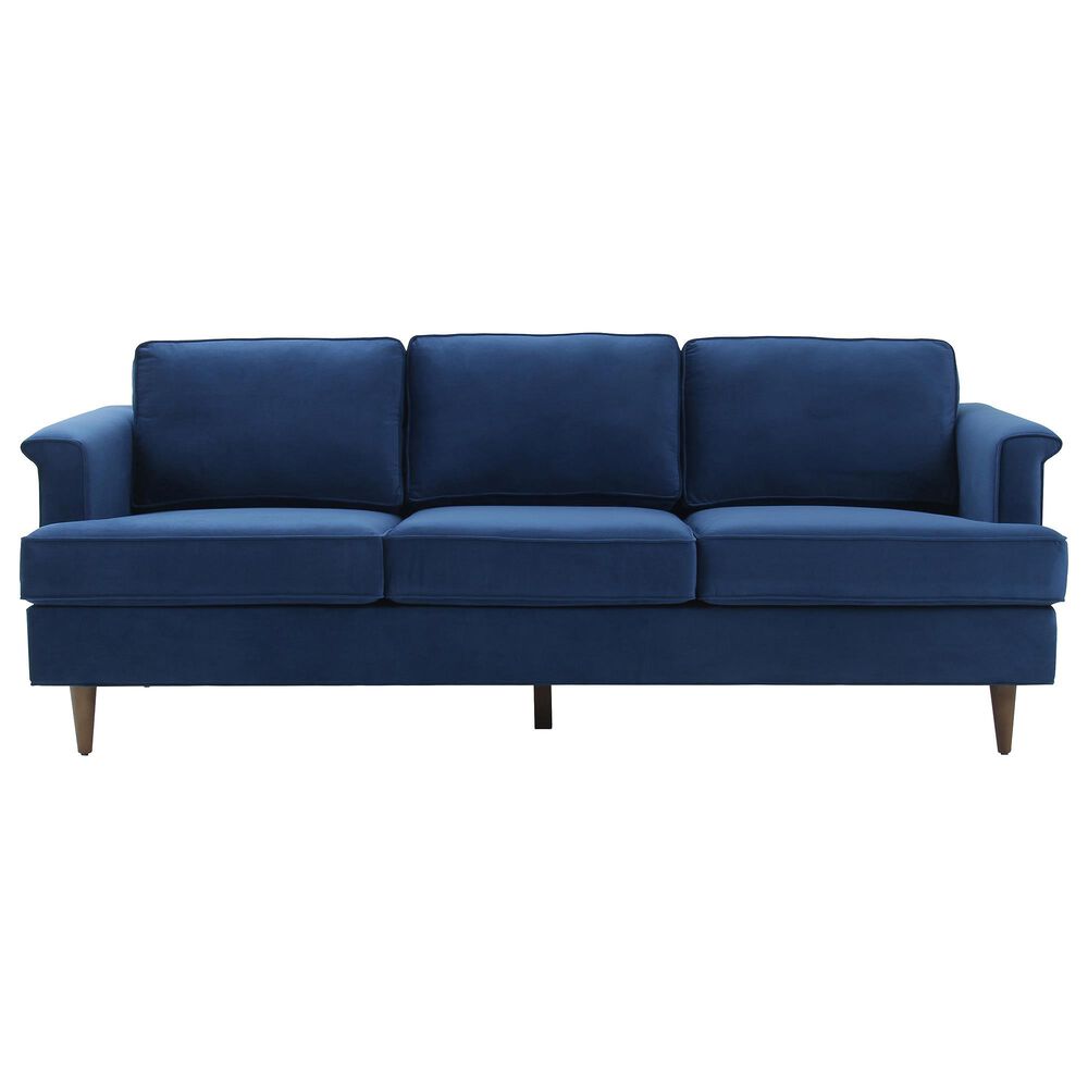 Tov Furniture Porter Velvet Sofa in Navy NFM