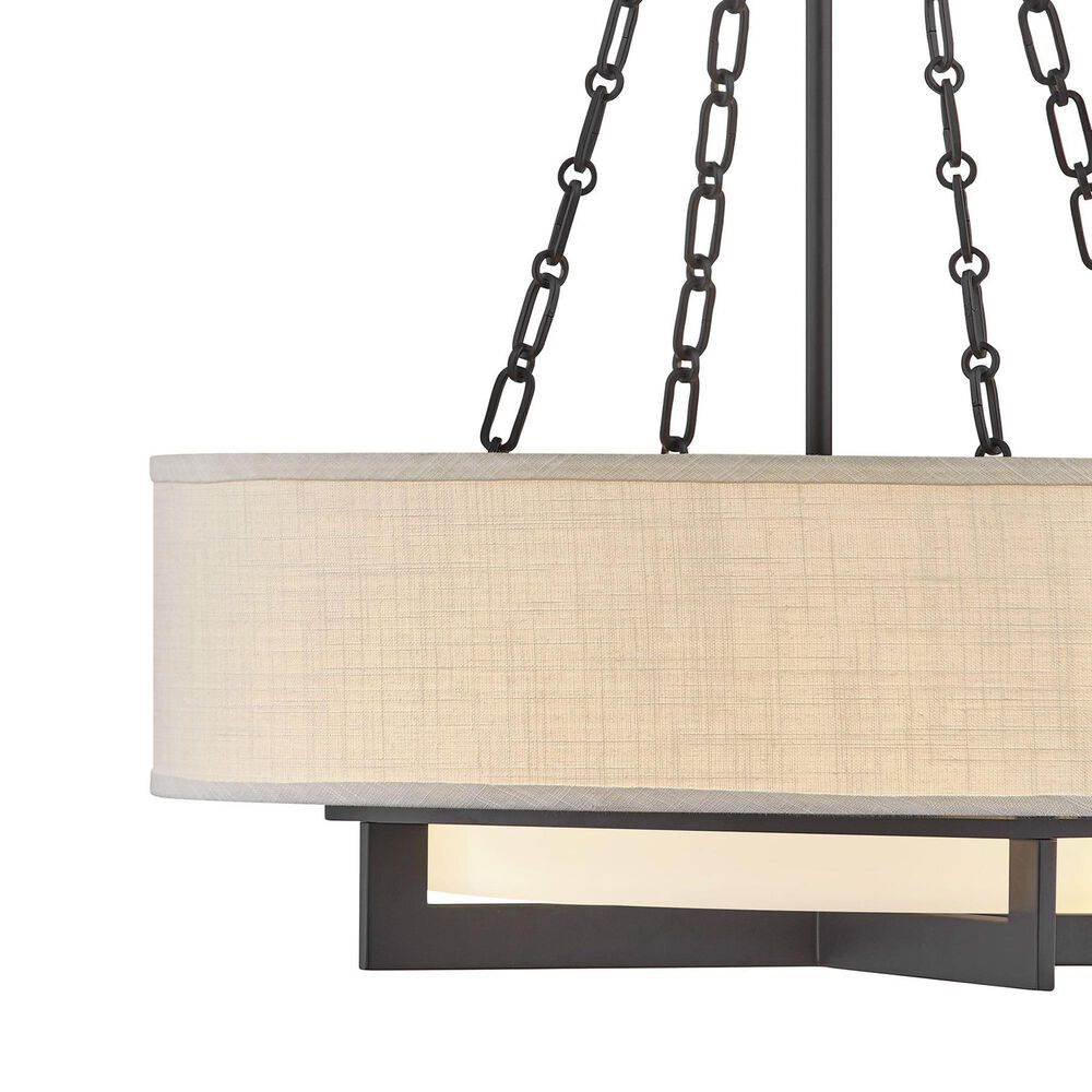 Savoy House Brentwood 4-Light Pendant in Matte Black, , large