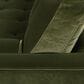 Jennifer Taylor Home Nicholas Stationary Sofa in Olive Green Velvet, , large