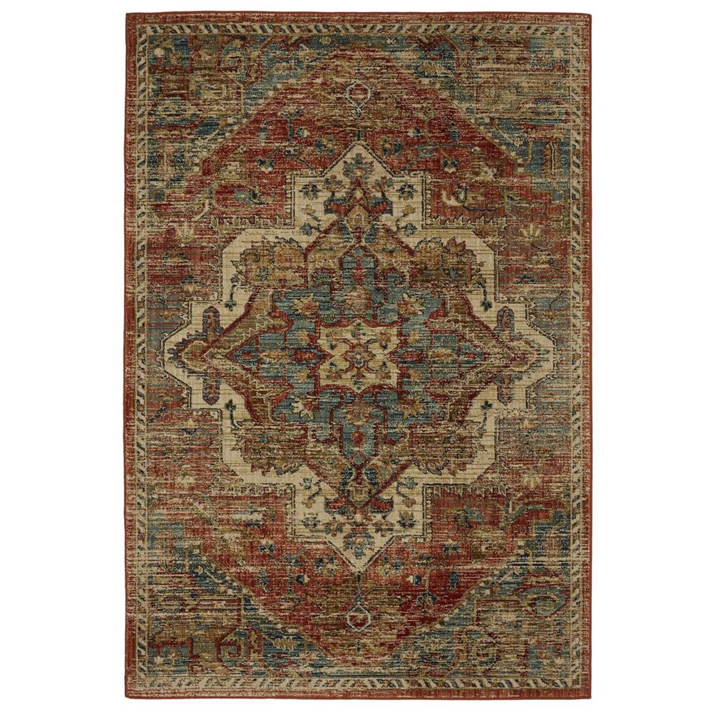 Karastan Elements Kasbar 91557 8" x 11" Spice Area Rug, , large