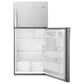 Whirlpool 19 Cu. Ft. Top-Freezer Refrigerator with LED Interior Lighting in Stainless Steel, , large
