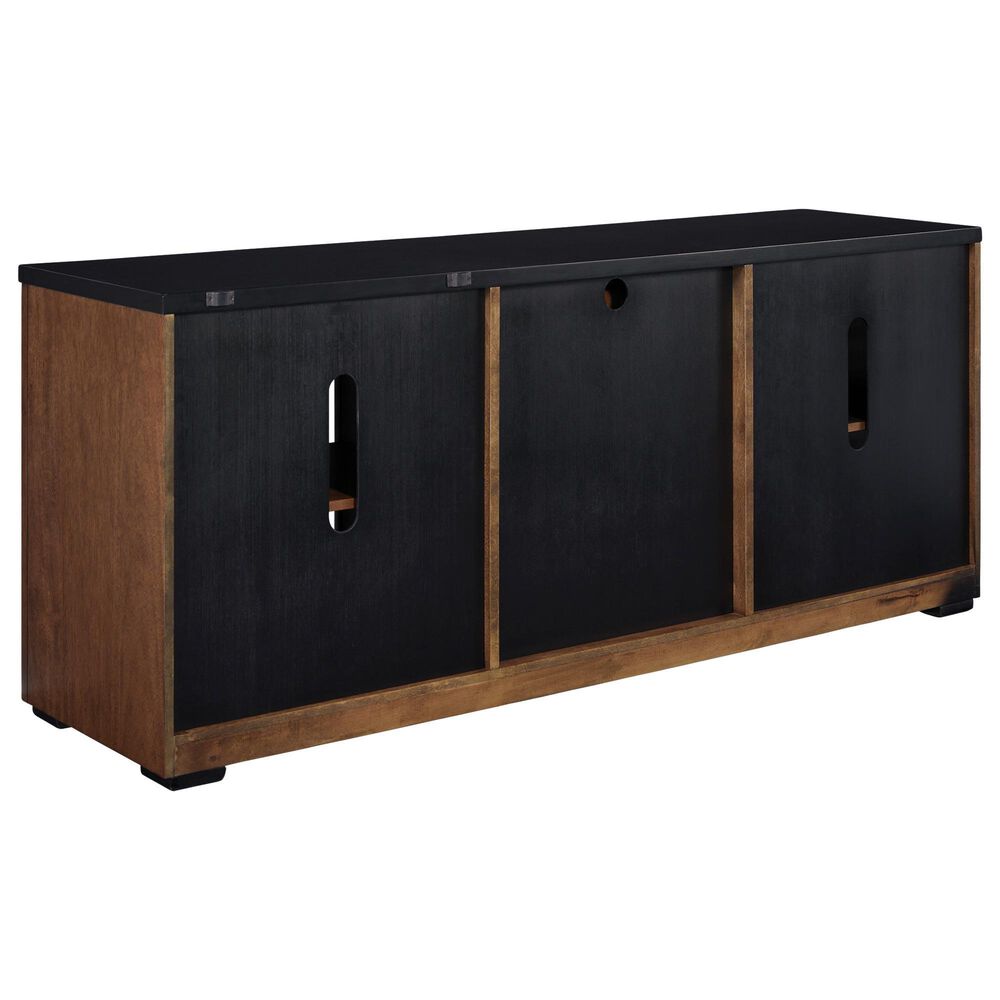 Ashley Kallari Credenza Desk in Warm Brown and Matte Black, , large