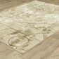 Oriental Weavers Reed 9"10" x 12"10" Beige and Brown Area Rug, , large