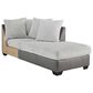Ashley Clairette Court 2-Piece Right Facing Sectional with Chaise in Alloy, , large