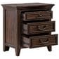 Belle Furnishings Paradise Valley 5-Piece King Bedroom Set in Saddle Brown, , large