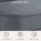Lifestyle Solutions Toni Convertible Sofa in Charcoal, , large