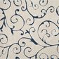 Safavieh Florida Shag SG455-1165-5SQ 5" x 5"  Cream/Blue Square Rug, , large