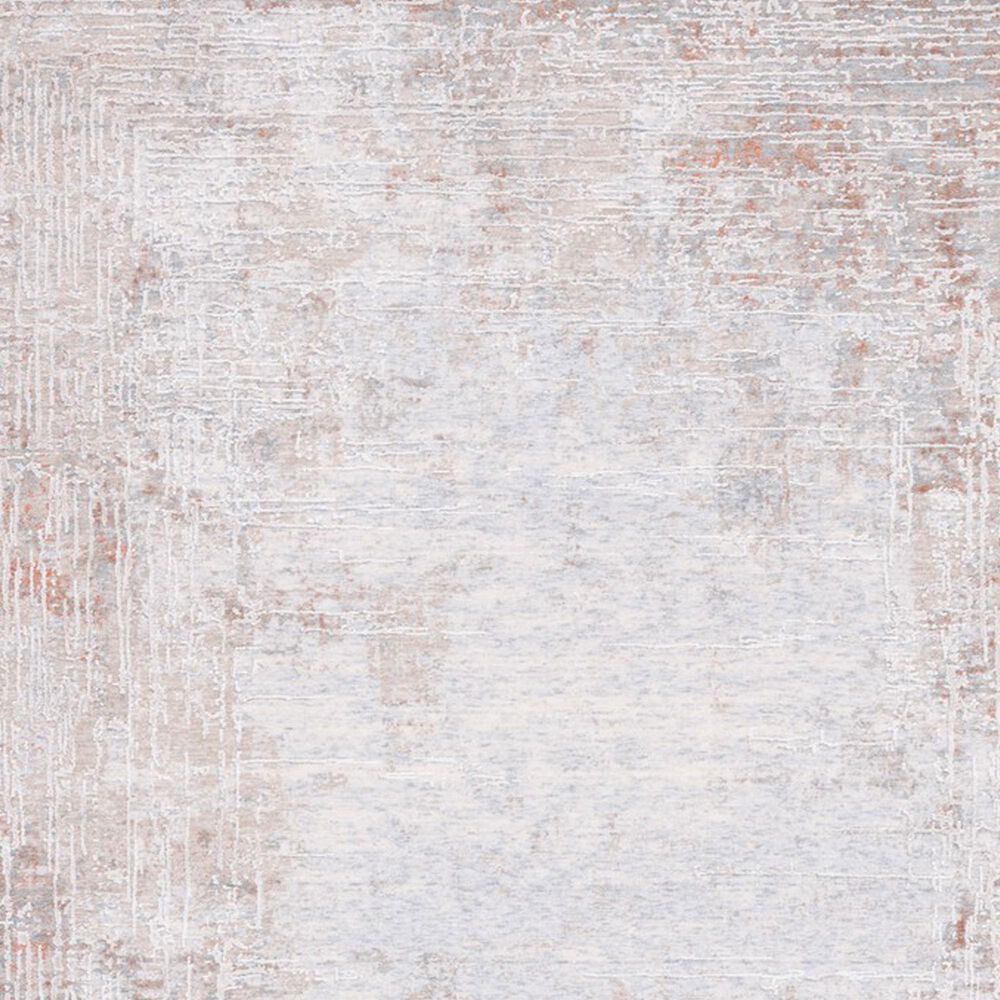 Safavieh Marmara MRM310B 6&#39;7&quot; Square Beige, Blue and Rust Area Rug, , large
