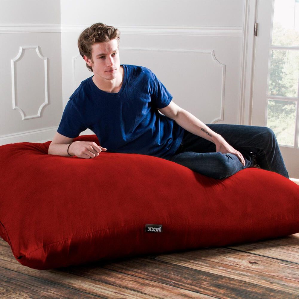 Jaxx 5.5&#39; Pillow Bean Bag Pillow in Cinnabar, , large