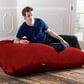 Jaxx 5.5" Pillow Bean Bag Pillow in Cinnabar, , large