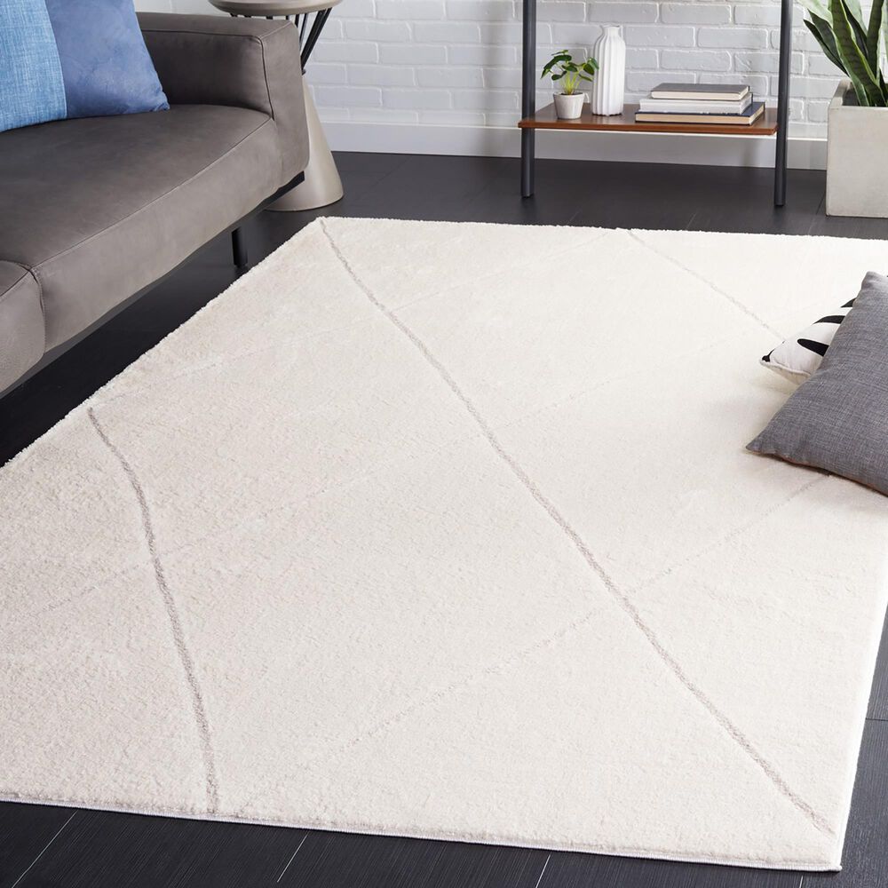 Safavieh Melody Geometric 4&#39; x 6&#39; Ivory and Beige Area Rug, , large