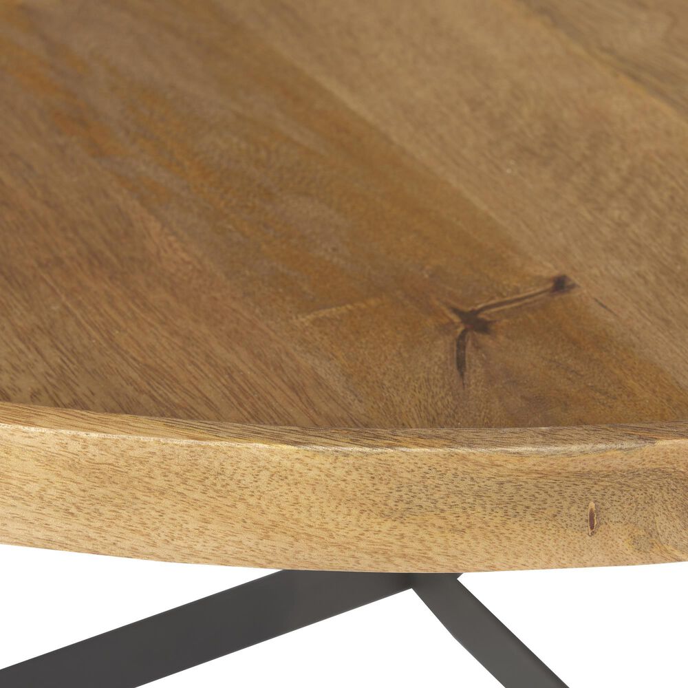 Mercana Marquisa Coffee Table in Light Brown, Gold and Matte Black, , large