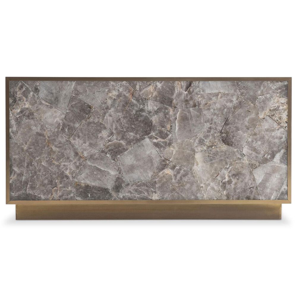 Bernhardt Tildon Cocktail Table in Smokey and Aged Brass, , large
