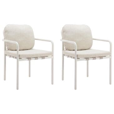 Zuo Modern Aite Patio Dining Chair in Beige (Set of 2), , large