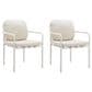 Zuo Modern Aite Patio Dining Chair in Beige (Set of 2), , large