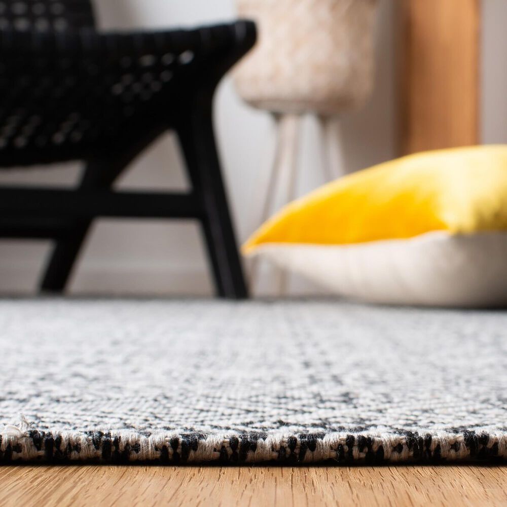 Safavieh Martha Stewart Cotton MSR402H 4&#39; x 6&#39; Charcoal and Grey Area Rug, , large