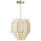 Creative Coop Gatsby 4-Tier Chandelier in Gold, , large