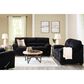 Ashley SimpleJoy Stationary Sofa in Onyx, , large