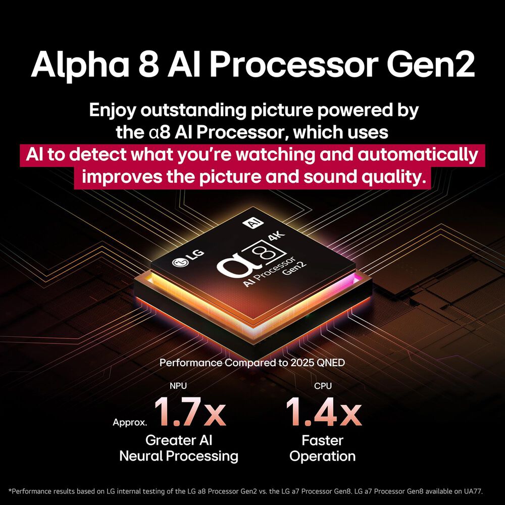 LG 65&quot; Class QNED82A Series AI 4K Ultra HD in Black - Smart TV, , large