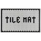 Pattern Brands Tile Mat 1.5" x 2.5" White Door Mat, , large